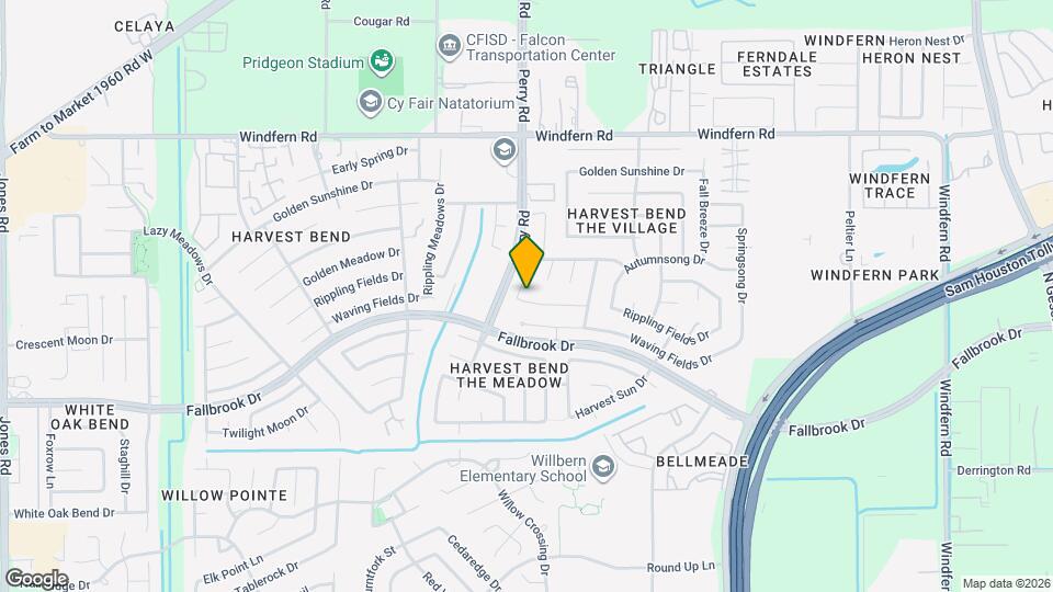 9438 Rippling Fields Dr Map and Location Details