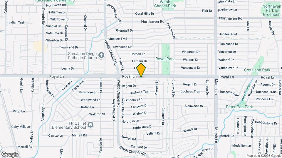 3312 Royal Ln Map and Location Details