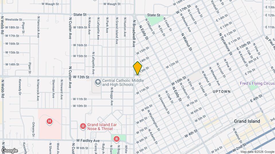 1214 N Lincoln Ave Map and Location Details