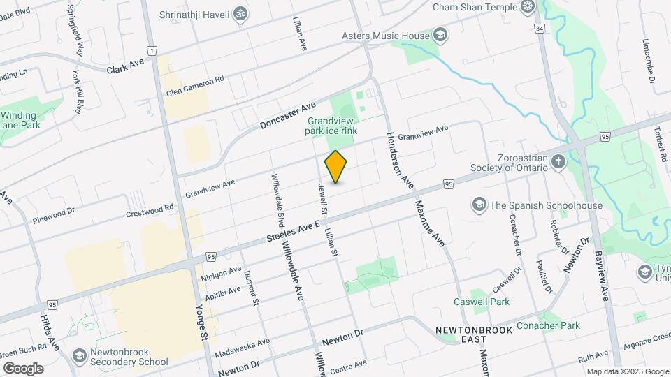 104 Highland Park Blvd Map and Location Details