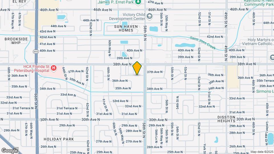 5840 37th Ave N Mapa y Detalles de la Ubicación