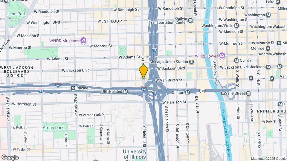 799 W Van Buren St Map and Location Details