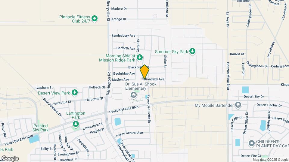 13708 Brandsby Ave Map and Location Details
