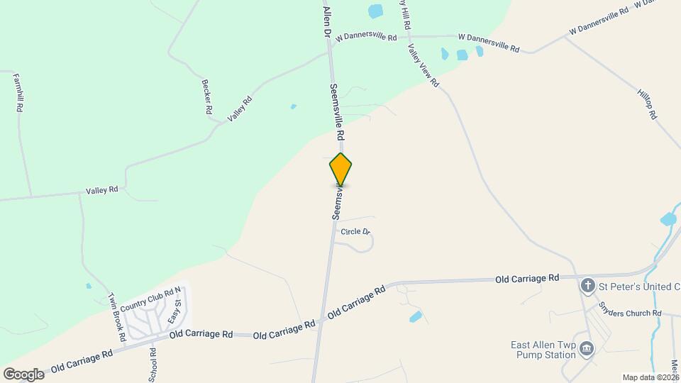 8368 Seemsville Rd Map and Location Details