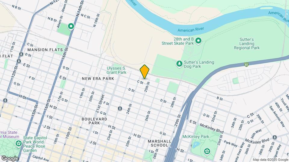 2423 C St Mapa y Detalles de la Ubicación