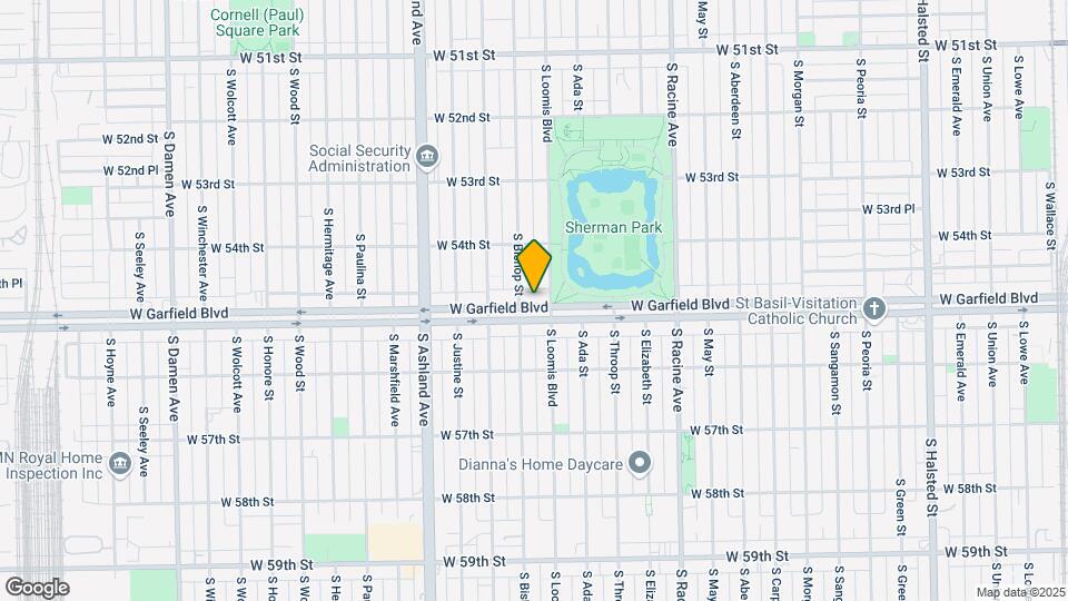 1414 W Garfield Blvd Map and Location Details