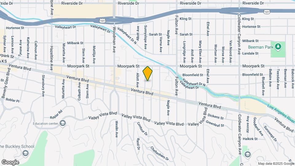 4232 Sunnyslope Ave Map and Location Details