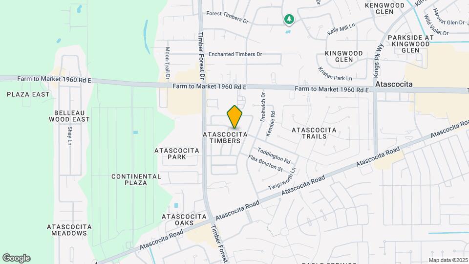 18823 Timber Spring Dr Map and Location Details