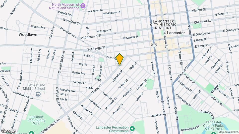470 Manor St Map and Location Details