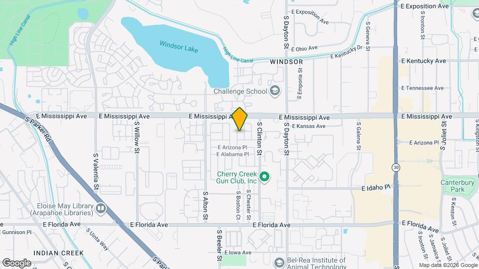 1148 S Boston Ct Map and Location Details