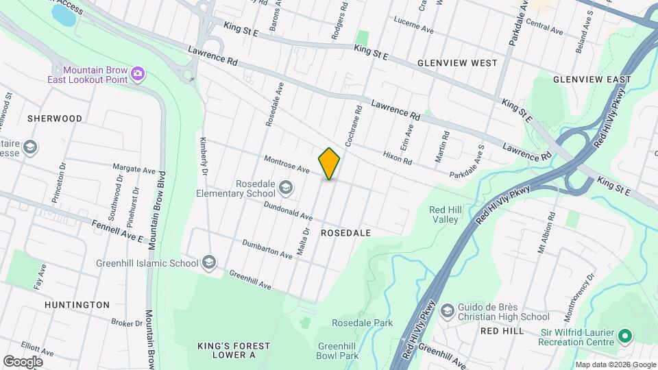 520 Cochrane Rd Map and Location Details