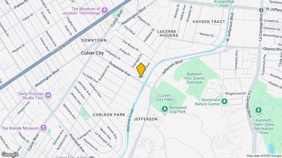 4304 Duquesne Ave Map and Location Details