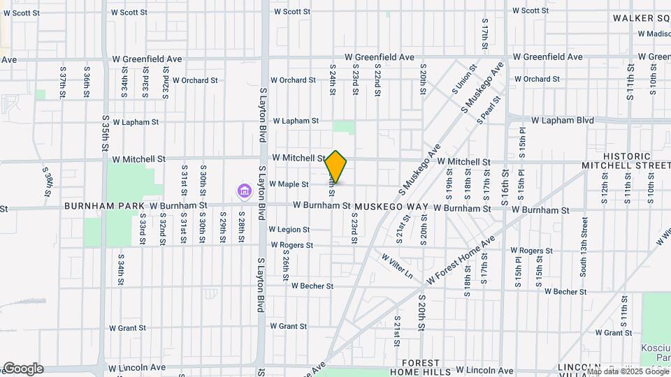 2335 W Maple St Map and Location Details