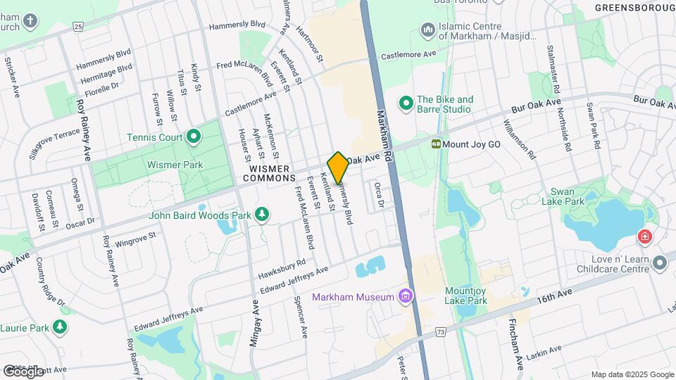 74 Hammersly Blvd Map and Location Details