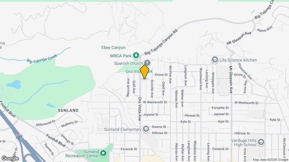11029 Eldora Ave Map and Location Details