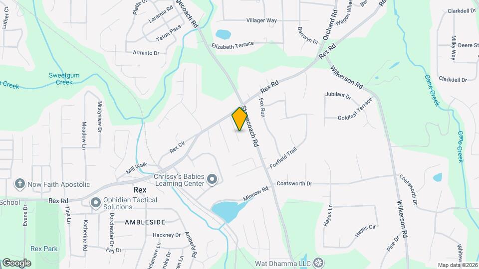 5832 Mays Ridge Ct Mapa y Detalles de la Ubicación