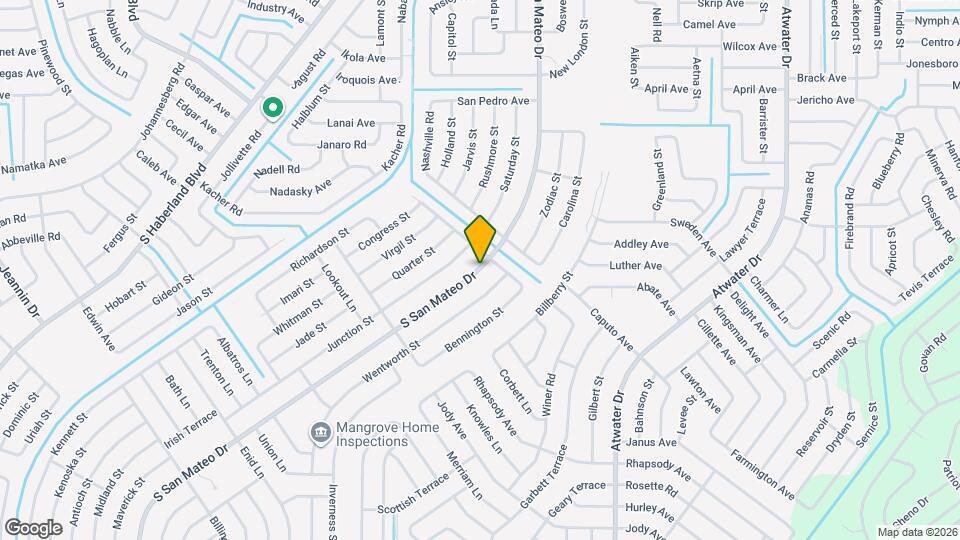 3032 S San Mateo Dr Mapa y Detalles de la Ubicación