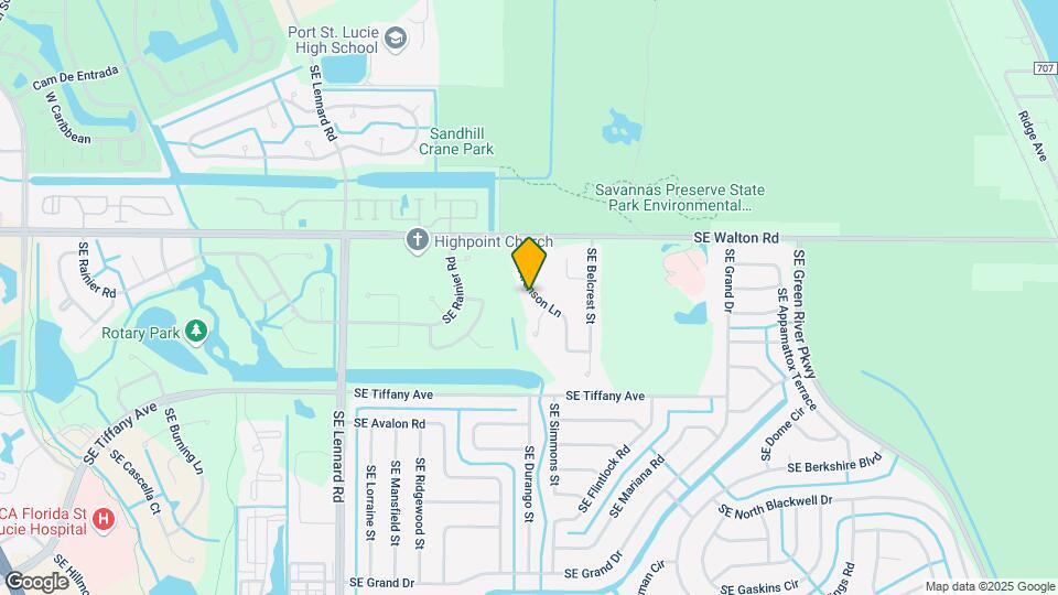 1422 SE Arenson Ln Map and Location Details