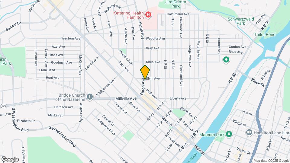 124 Eaton Ave Map and Location Details