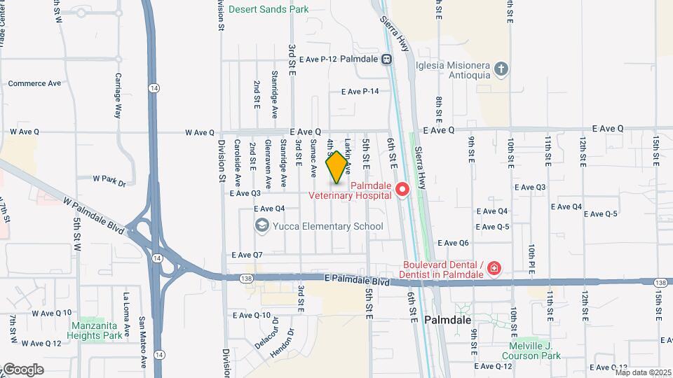 407 E Ave Q3 Map and Location Details