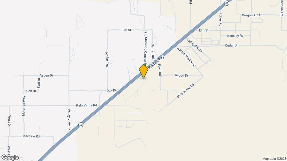 50785 29 Palms Hwy Map and Location Details