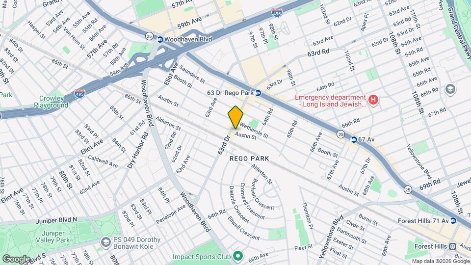 63-95 Austin St Map and Location Details