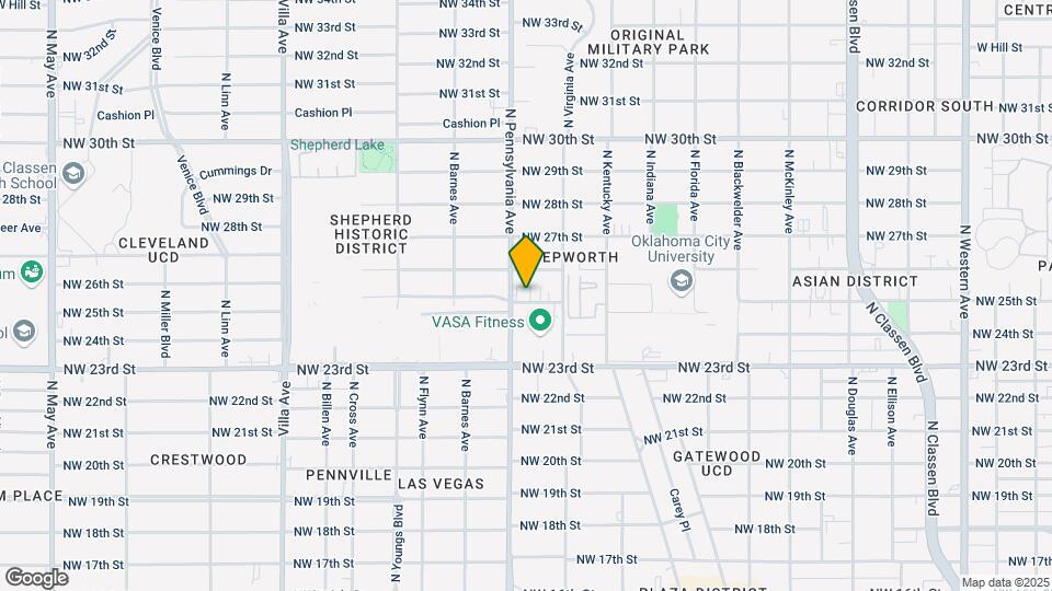 2037 NW 25th St Map and Location Details