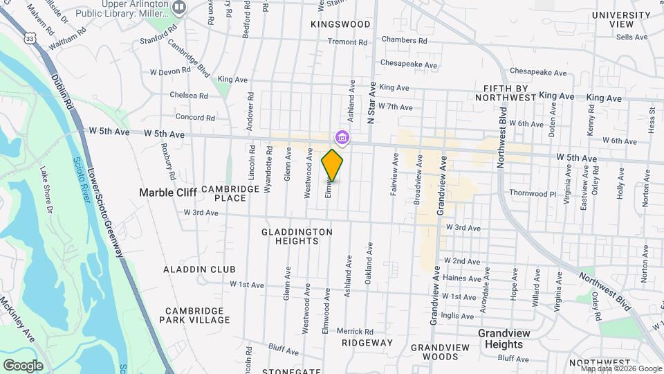 1468 Elmwood Ave Mapa y Detalles de la Ubicación