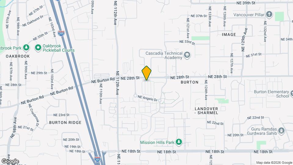 2664 NE 116th Pl Map and Location Details