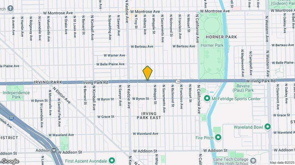 3059 W Irving Park Rd Mapa y Detalles de la Ubicación