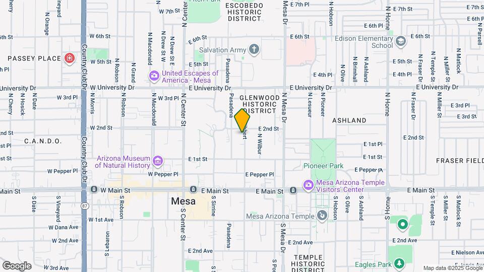 154 N Hibbert Map and Location Details