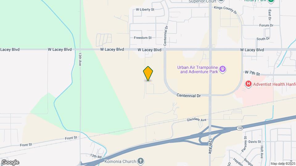 168 N Falcon Ave Map and Location Details