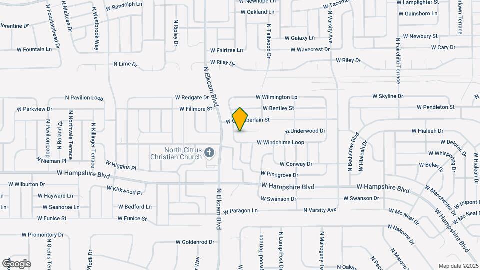 2514 W Lawrence Ct Map and Location Details