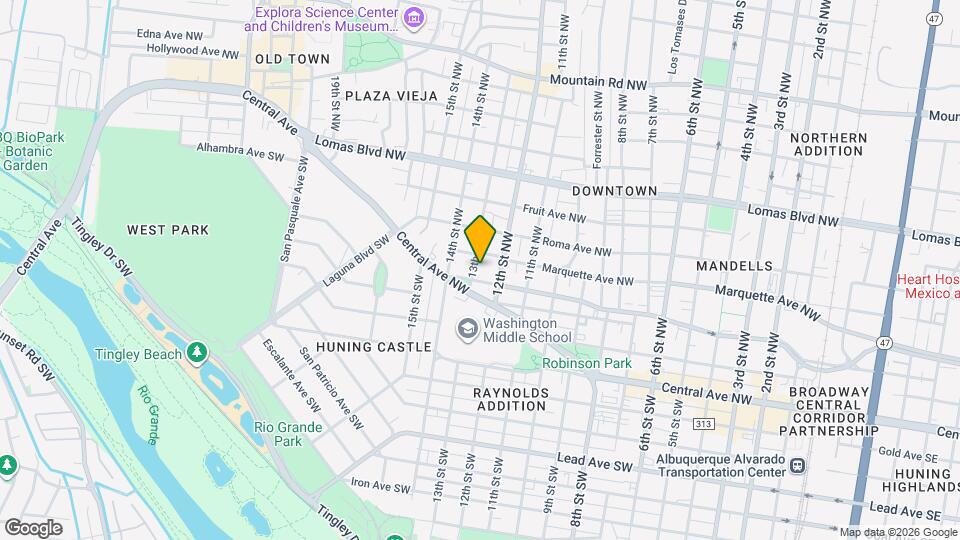 208 13th St NW Map and Location Details