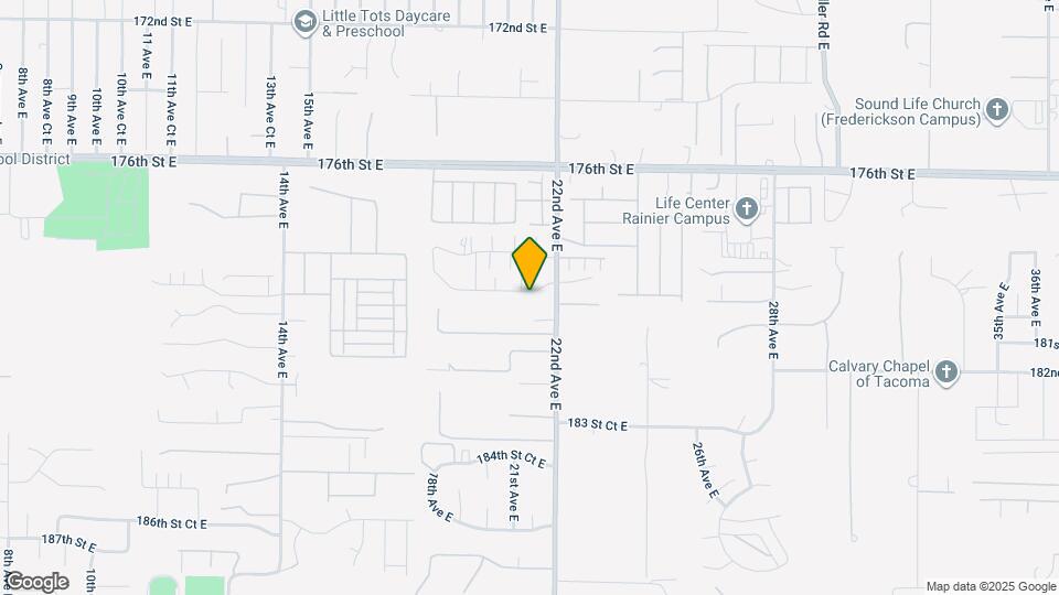 2116 182nd Street Ct E Mapa y Detalles de la Ubicación
