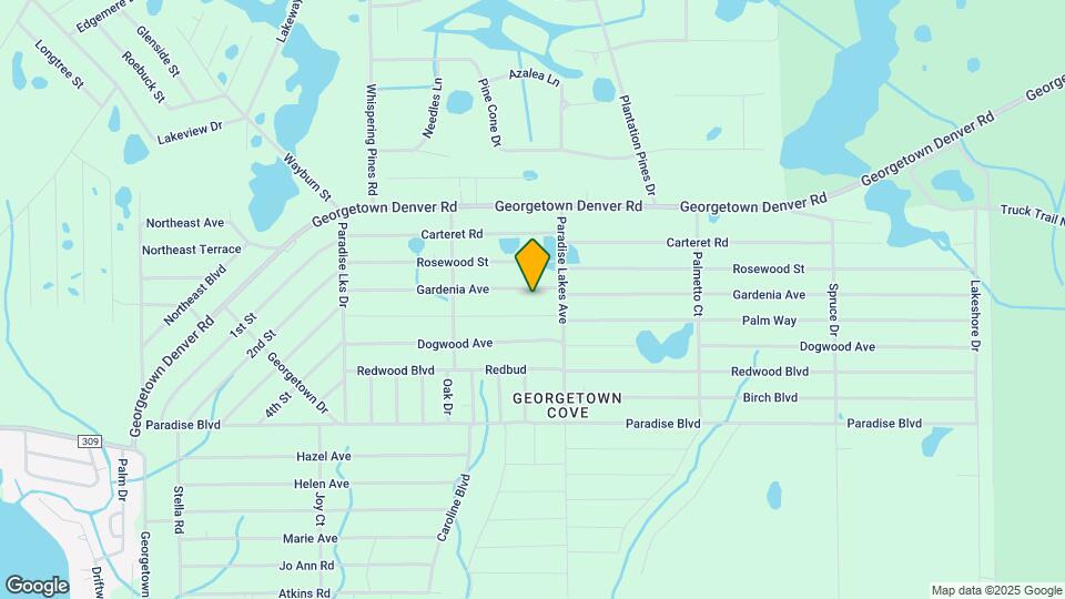 225 Gardenia Ave Mapa y Detalles de la Ubicación