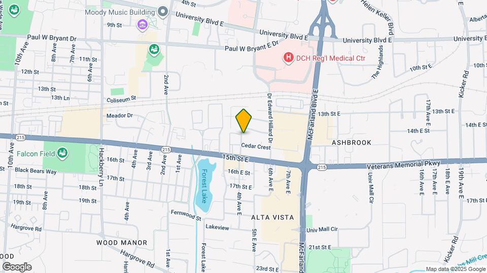 220 Cedar Crest Map and Location Details