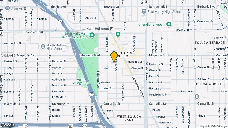 5121 Klump Ave. Mapa y Detalles de la Ubicación