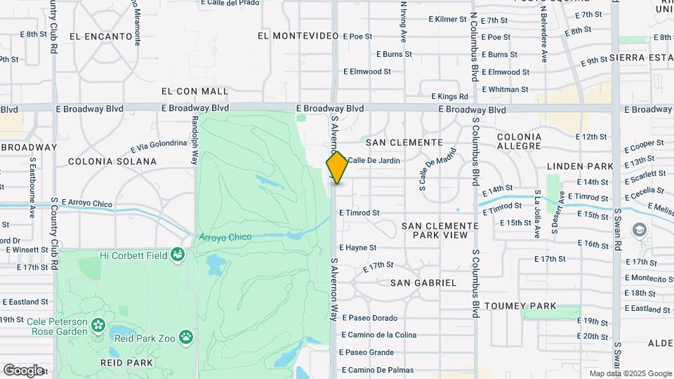 Town & Desert Apartments Map and Location Details