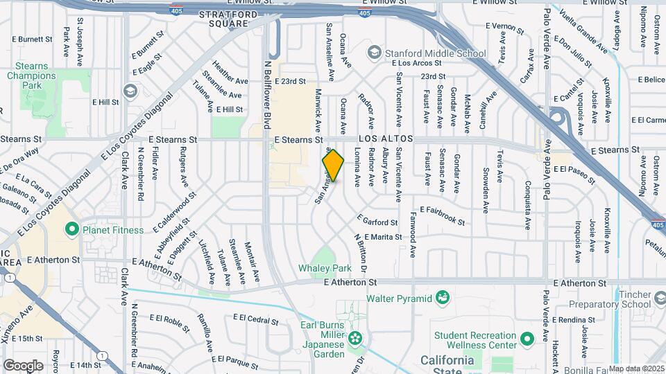 2118 San Anseline Ave Map and Location Details