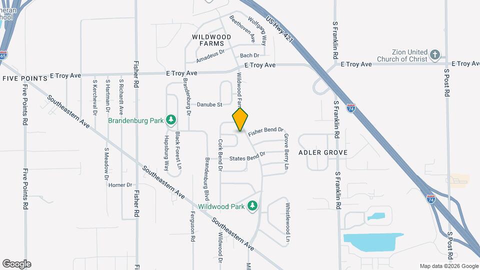 7930 Caraway Ln Map and Location Details