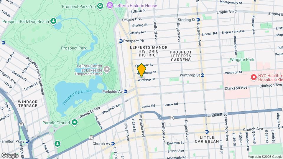 246 Winthrop St-Unit -2 Map and Location Details