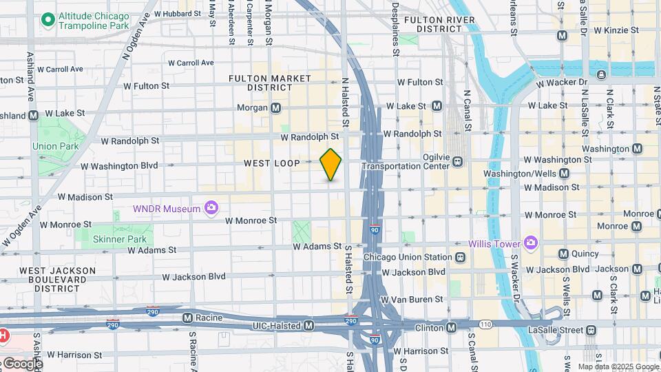 820 W Madison St Mapa y Detalles de la Ubicación