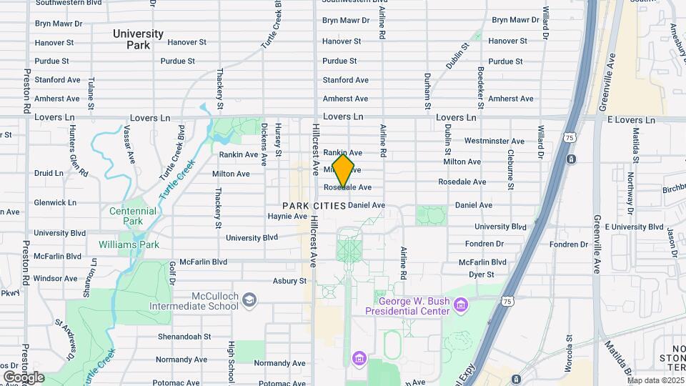 3305 Rosedale Ave Map and Location Details