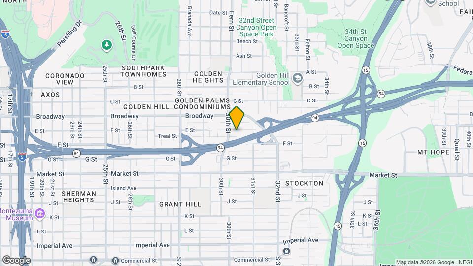 3035 E St Map and Location Details