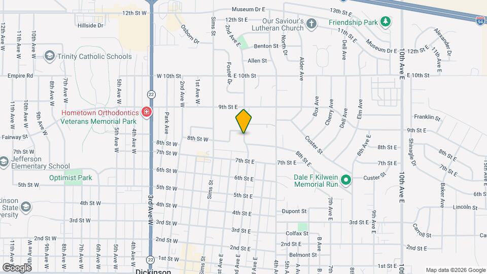 823 2nd St E Map and Location Details