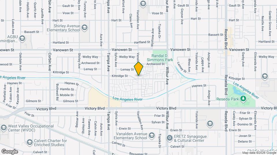 Reseda Village Green Map and Location Details