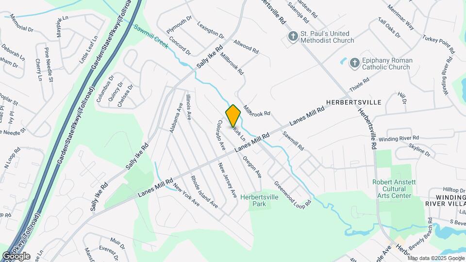 556 Kirk Ln Map and Location Details