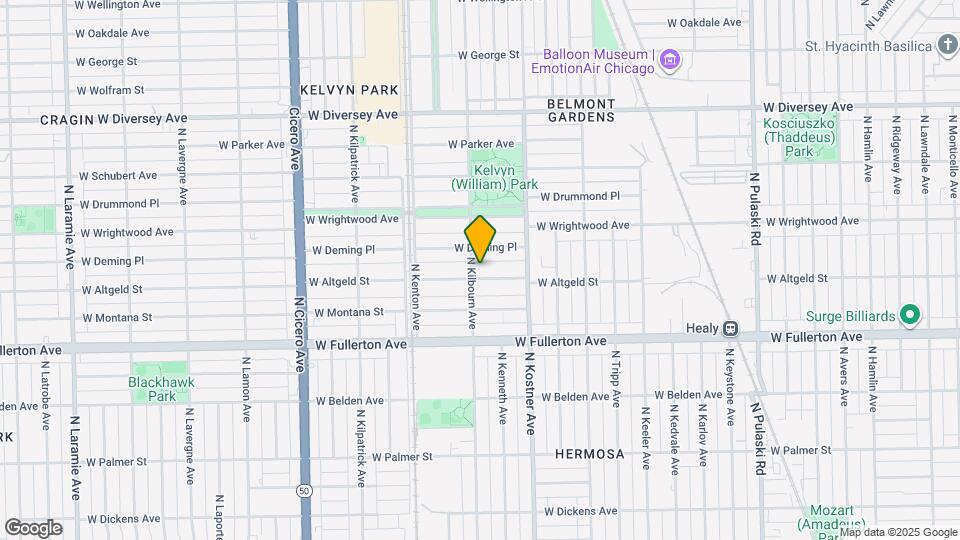 4450 W Altgeld St Map and Location Details