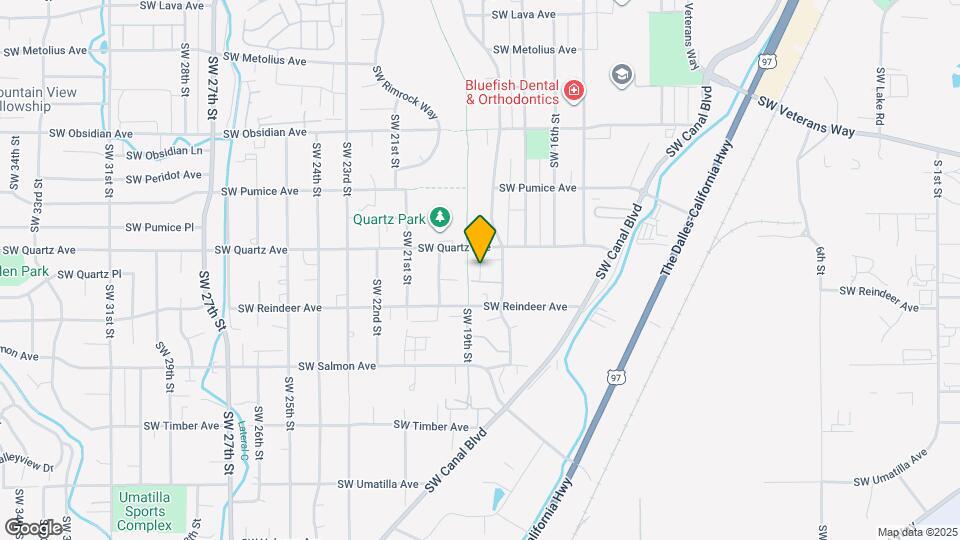 1973 SW Canyon Dr Map and Location Details